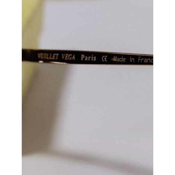 Vuillet Vega Prestige 540 Metal Frame Eyeglasses Blue/Gold with Hard Case - Picture 7 of 16